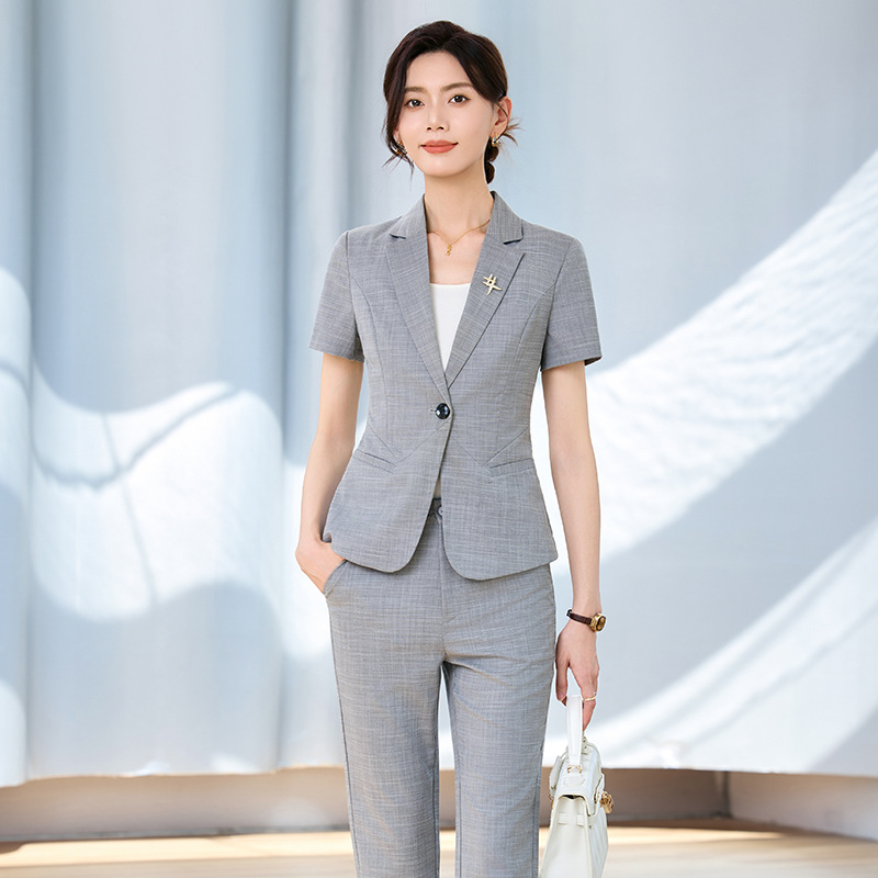 Women Formal Wear Interview - İlkbahar ve yaz için kadın kısa