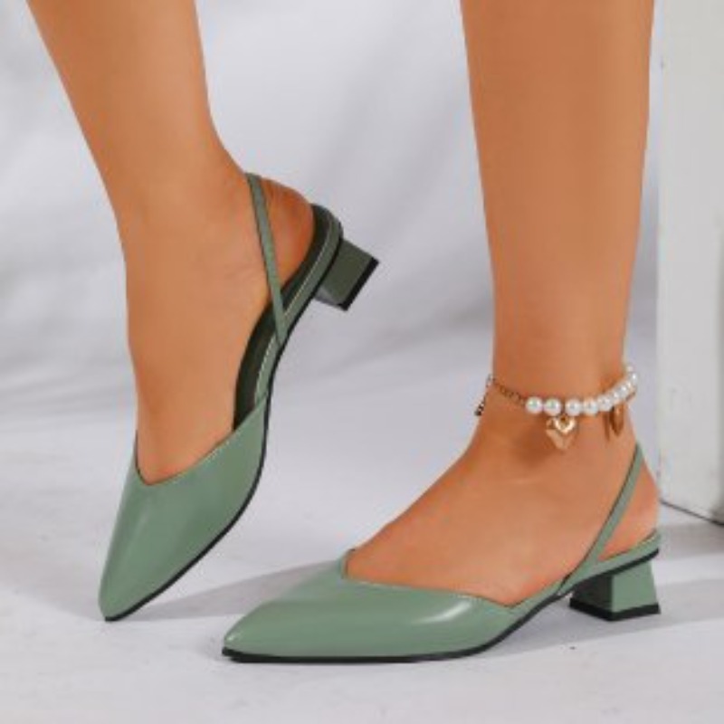 Formal Women Daily Wear Sandals - 2026 model kadın açık topuklu sivri