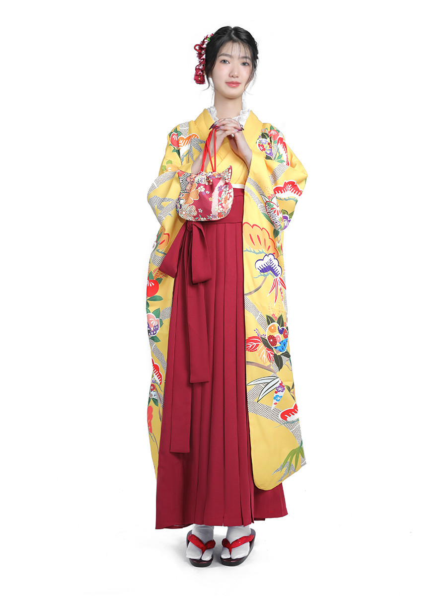 Women'S Formal Traditional Wear - Kadın Japon Kimono Seti Wabi-Sabi Tarzı