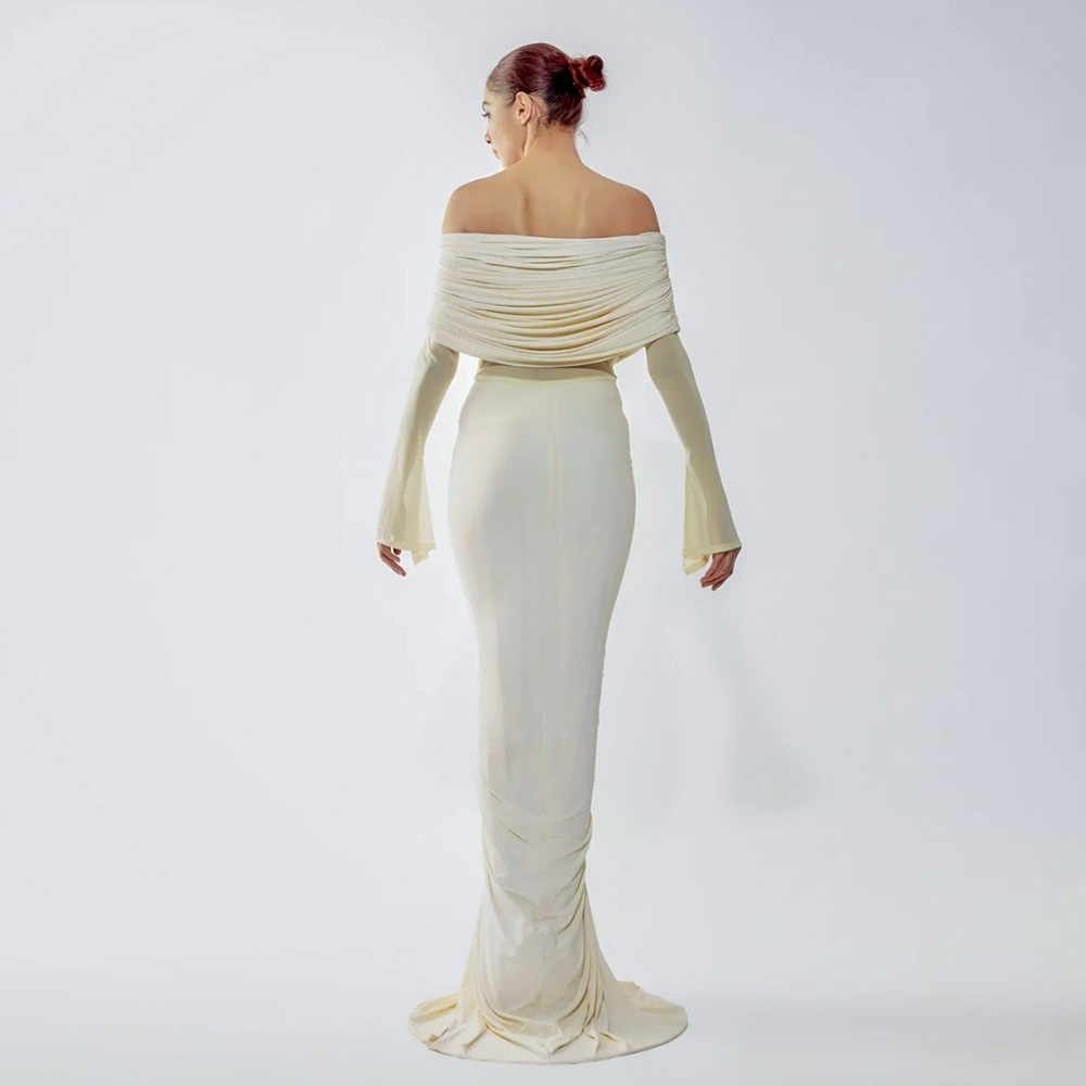 Bej Kadın Abiye Elbisesi Seksi - Women'S Formal Wear Wedding Guest incelemesi ve fiyatı