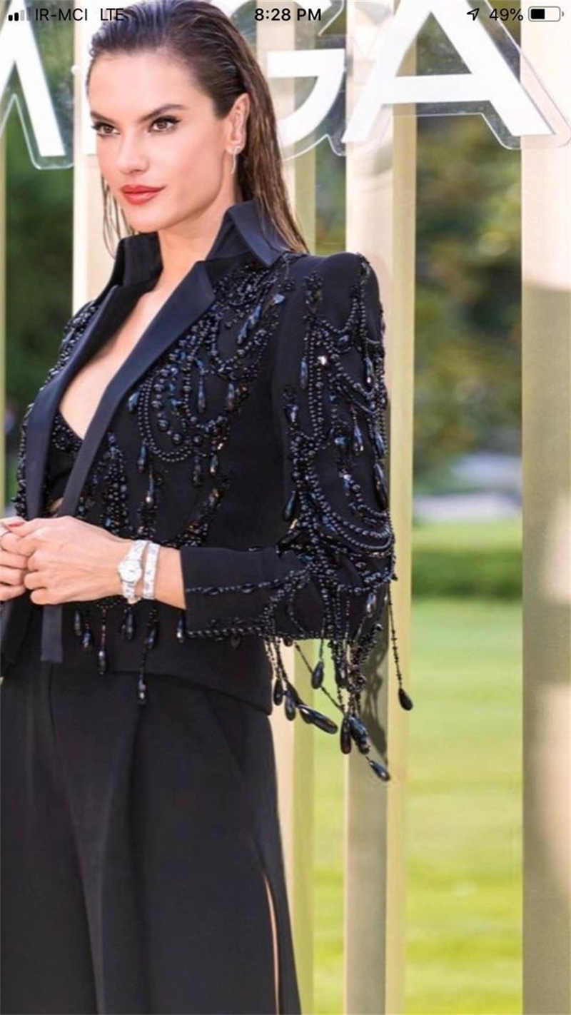 Siyah Kristaller Kadın Takım E - Women Formal Wear Black incelemesi ve fiyatı