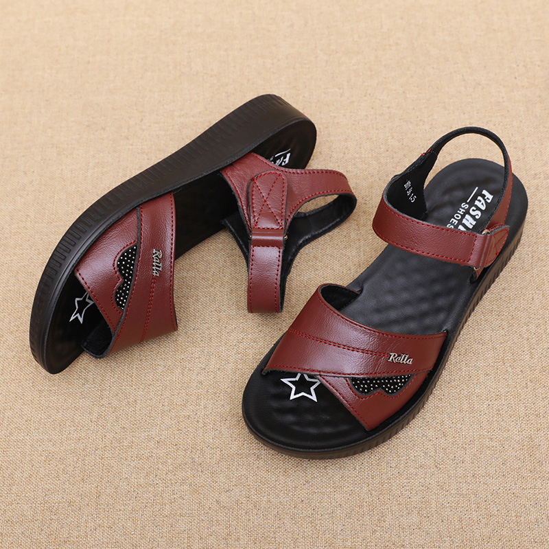Kadınlar İçin Siyah Deri T-Ask - Formal Women Daily Wear Sandals incelemesi ve fiyatı