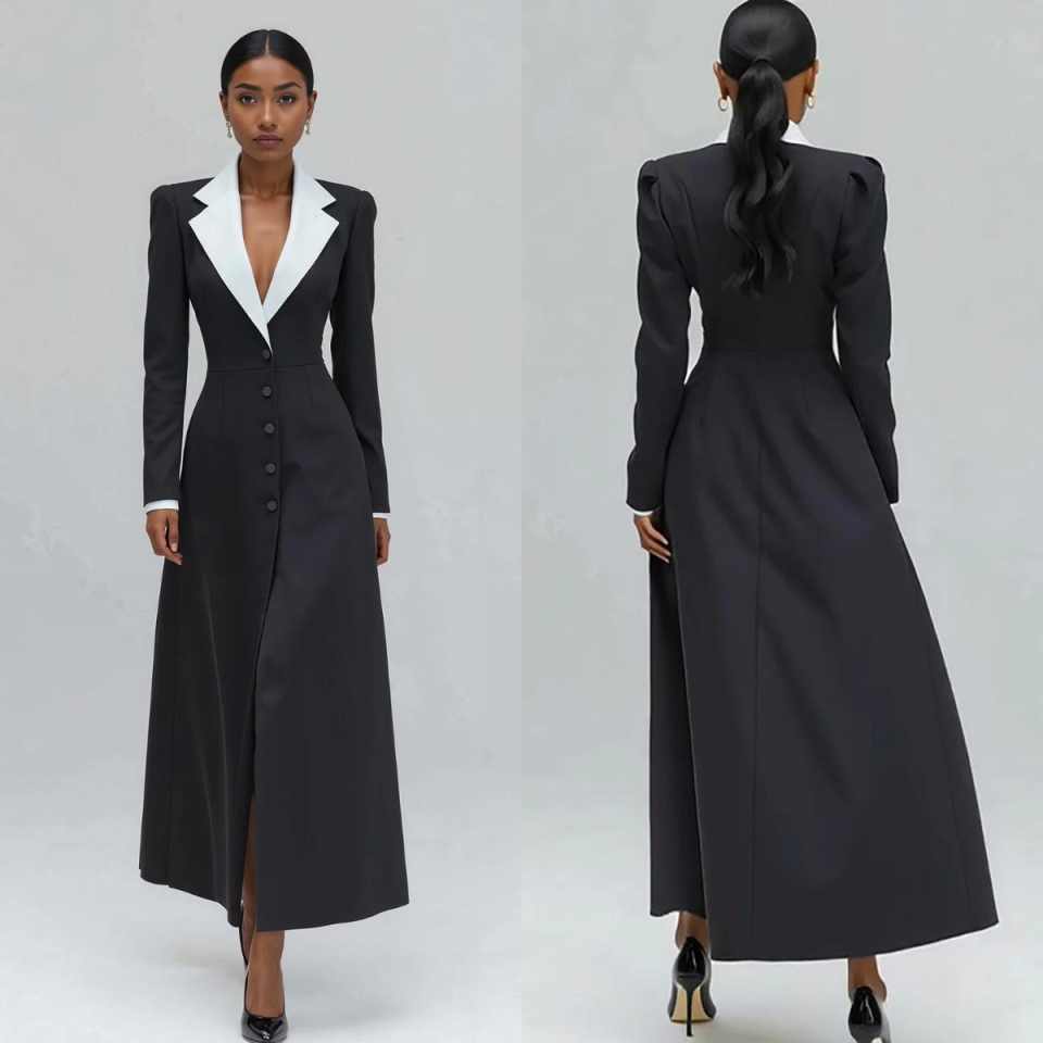 A Line Kadın Uzun Blazer Ceket - Women'S Formal Wear Wedding Guest incelemesi ve fiyatı