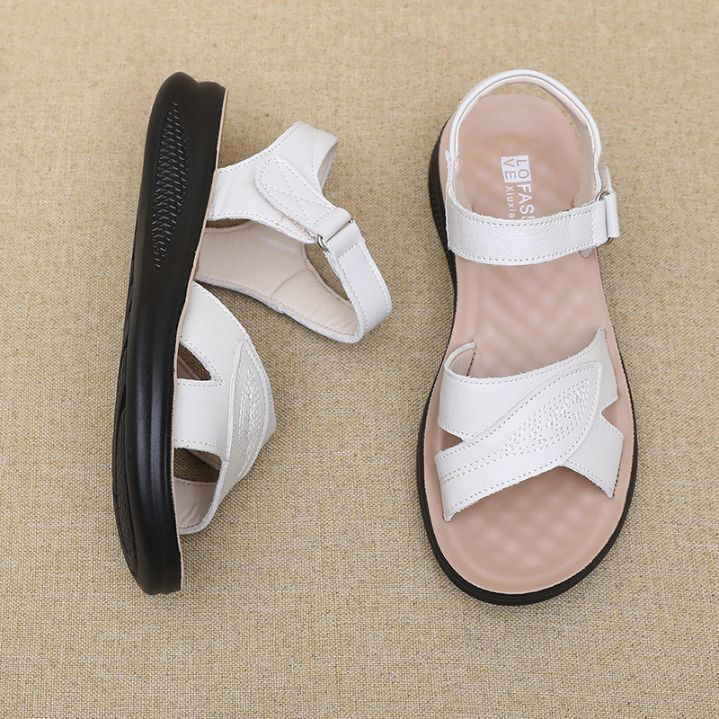 Kadınlar İçin Siyah Deri T-Ask - Formal Women Daily Wear Sandals incelemesi ve fiyatı