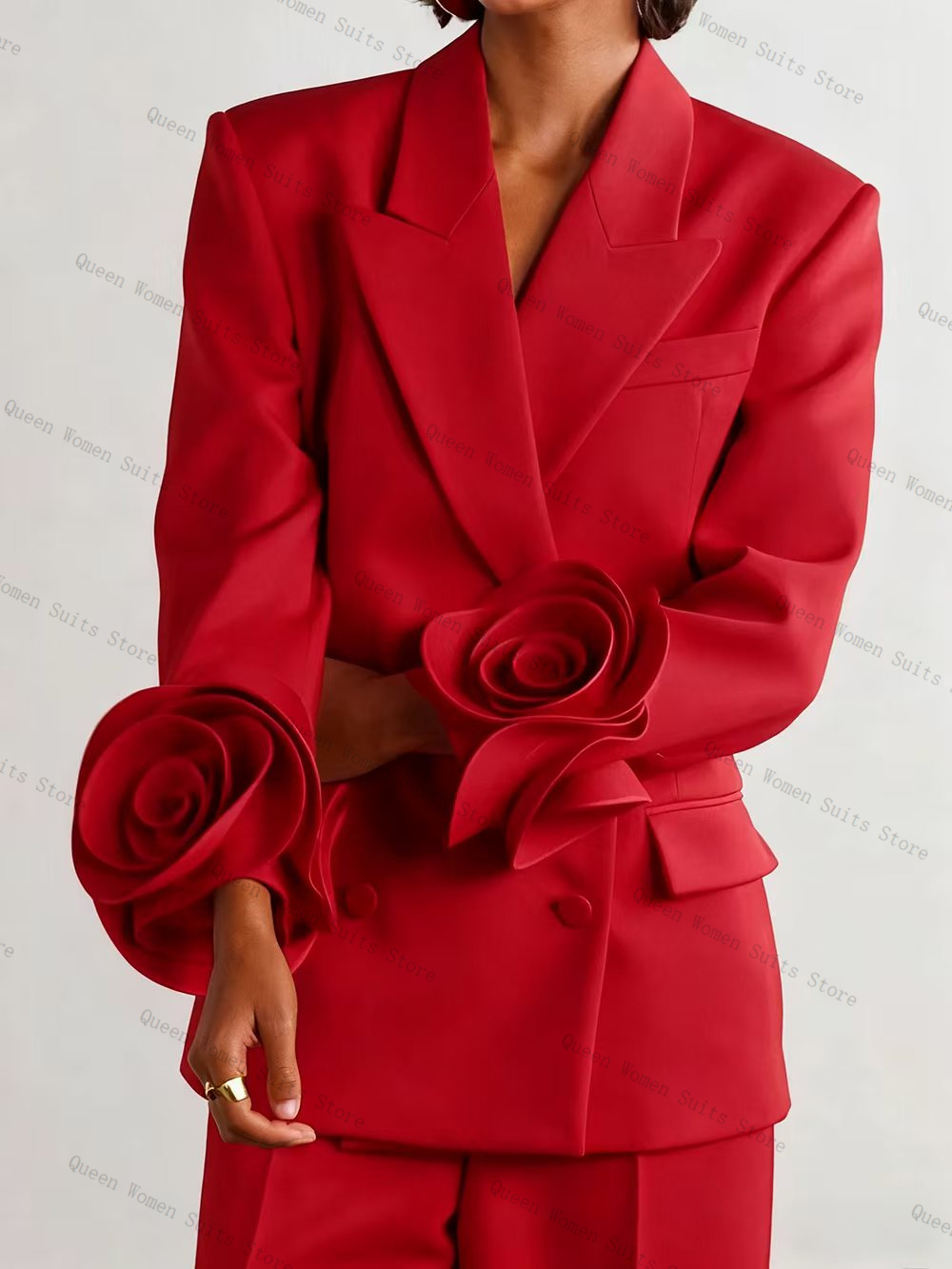 Lüks Kırmızı Kadın Takım Elbis - Women'S Formal Wear Wedding Guest incelemesi ve fiyatı
