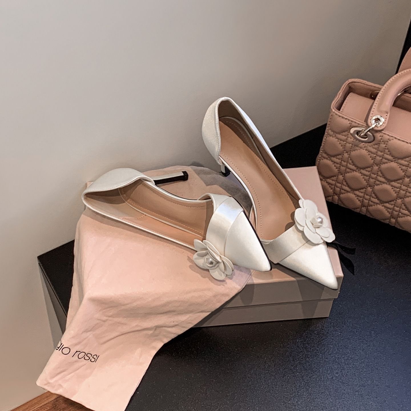Saten Sivri Burun Stiletto Top - Formal Women Daily Wear Footwear incelemesi ve fiyatı