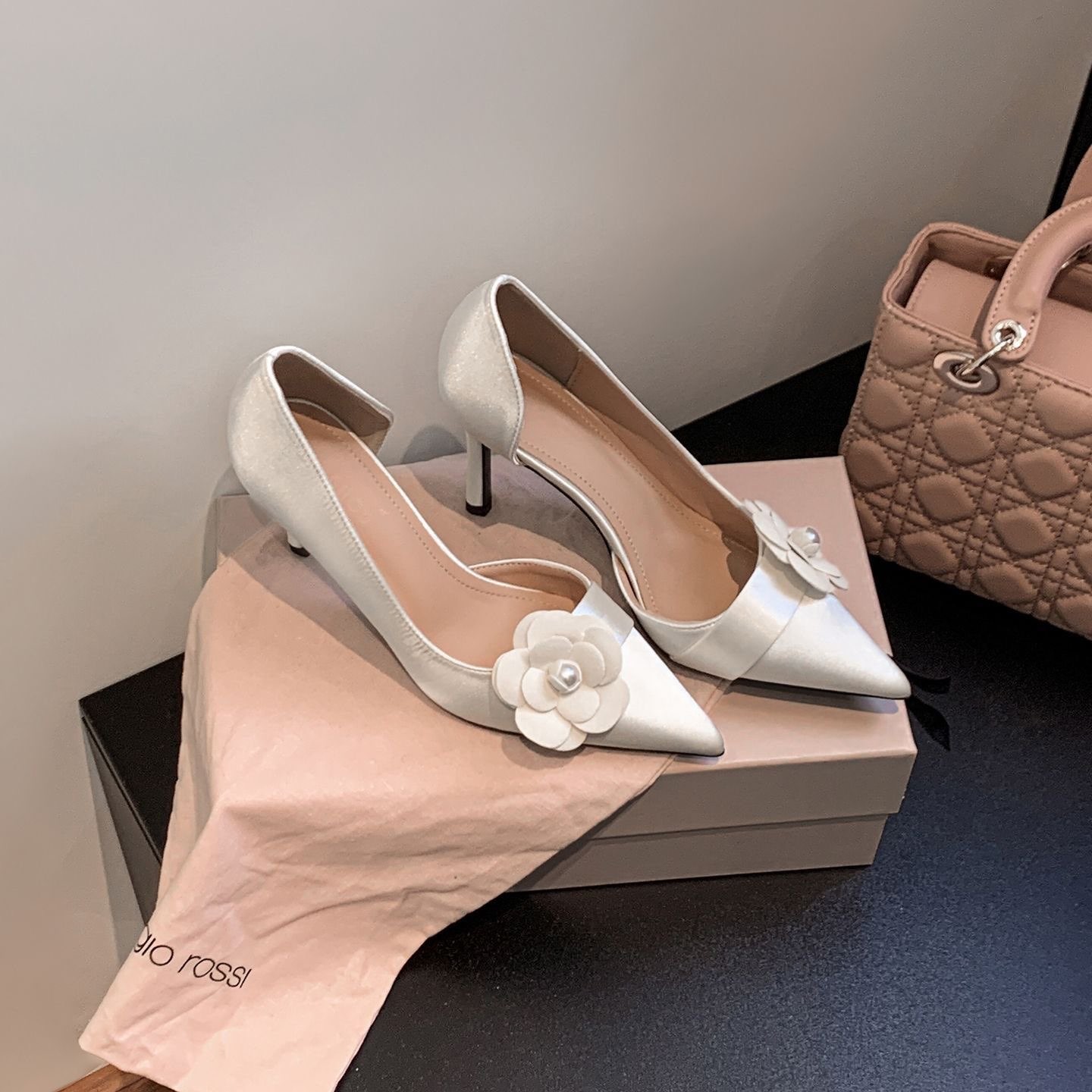 Saten Sivri Burun Stiletto Top - Formal Women Daily Wear Footwear incelemesi ve fiyatı