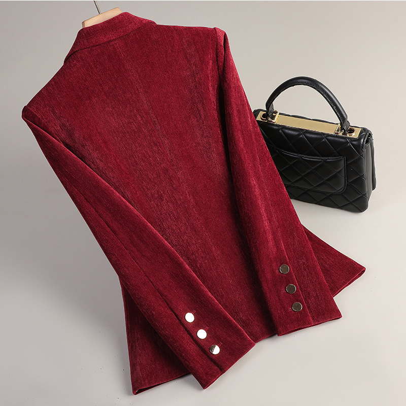 Sarı Altın Kadife Blazer Kadın - Women Formal Wear Office incelemesi ve fiyatı
