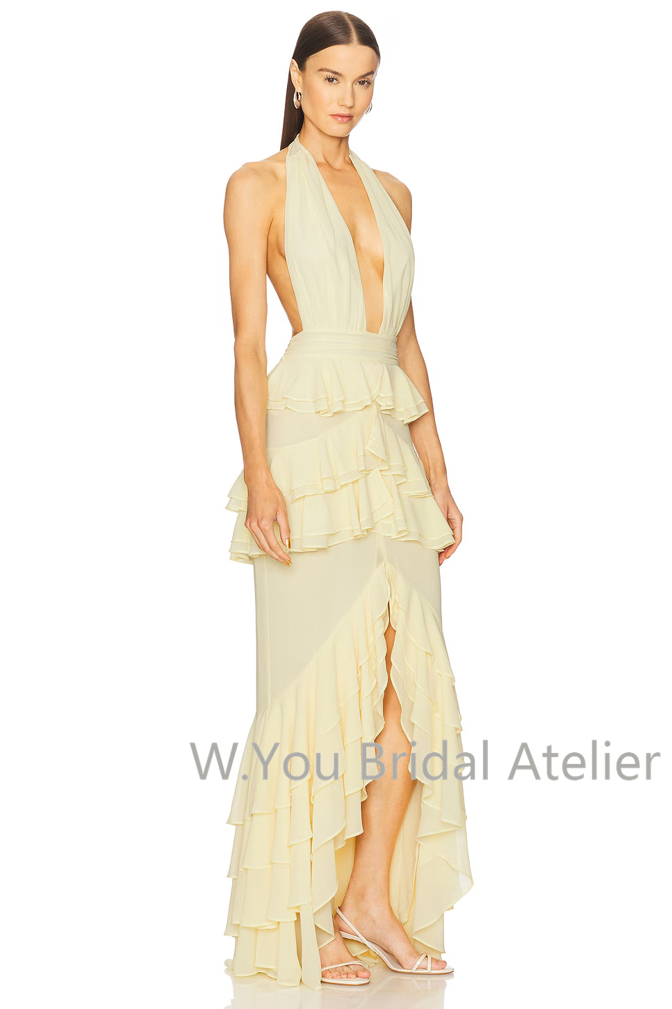 Abiye Elbiseler Derin V Yaka H - Women'S Formal Wear Wedding Guest incelemesi ve fiyatı