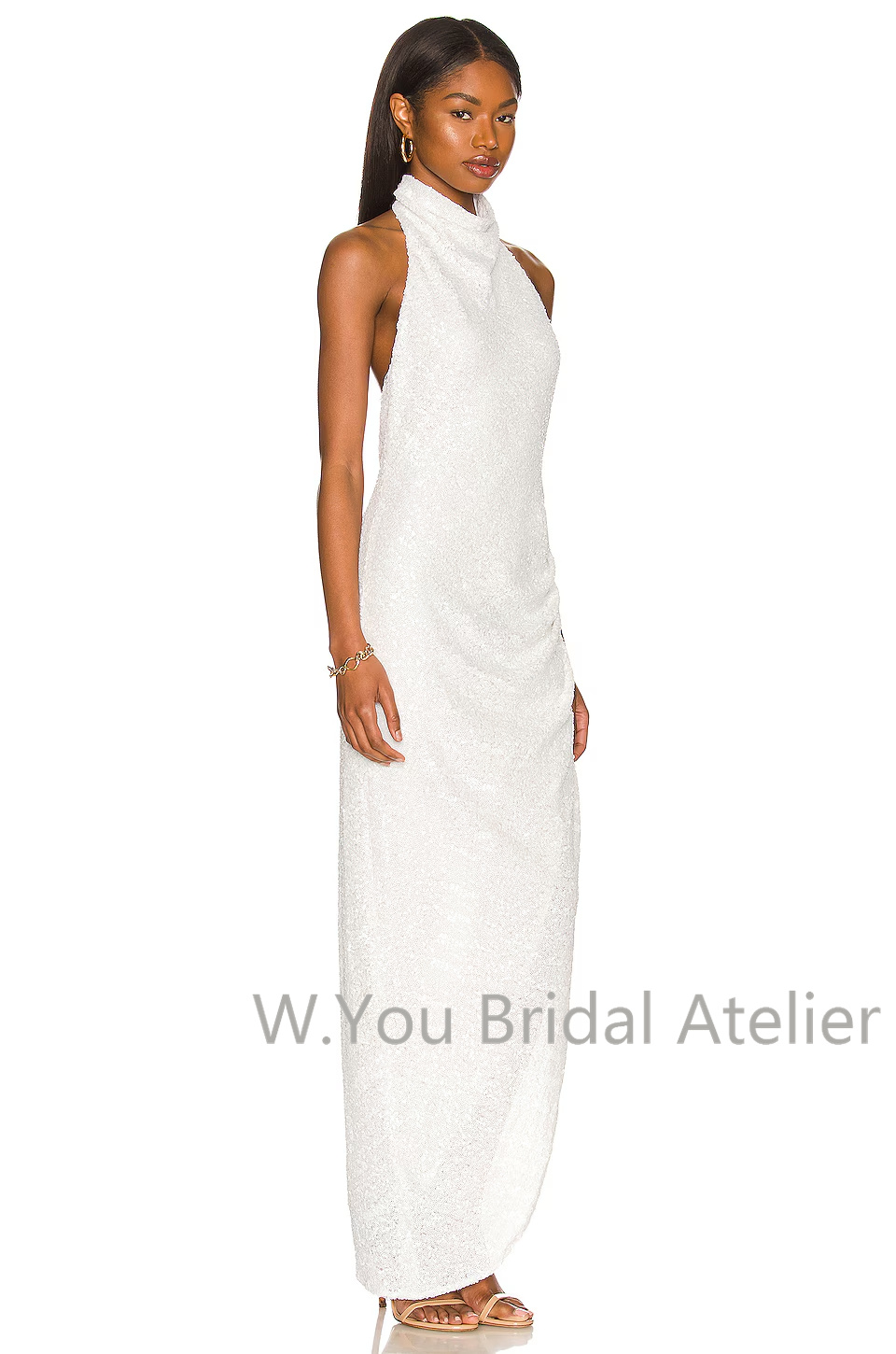 Abiye Elbiseler Beyaz Payetli  - Women'S Formal Wear Wedding Guest incelemesi ve fiyatı