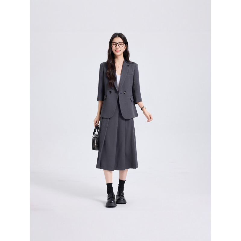 Bahar ve Sonbahar İçin Laciver - Women Formal Wear Interview incelemesi ve fiyatı