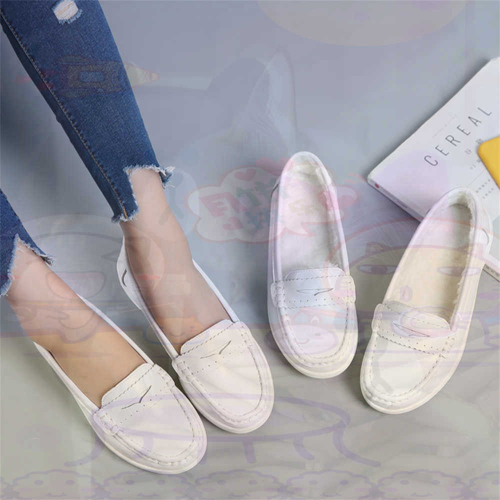 Yumuşak Slip-on Bayan Büyük Bo - Formal Women Daily Wear Footwear incelemesi ve fiyatı