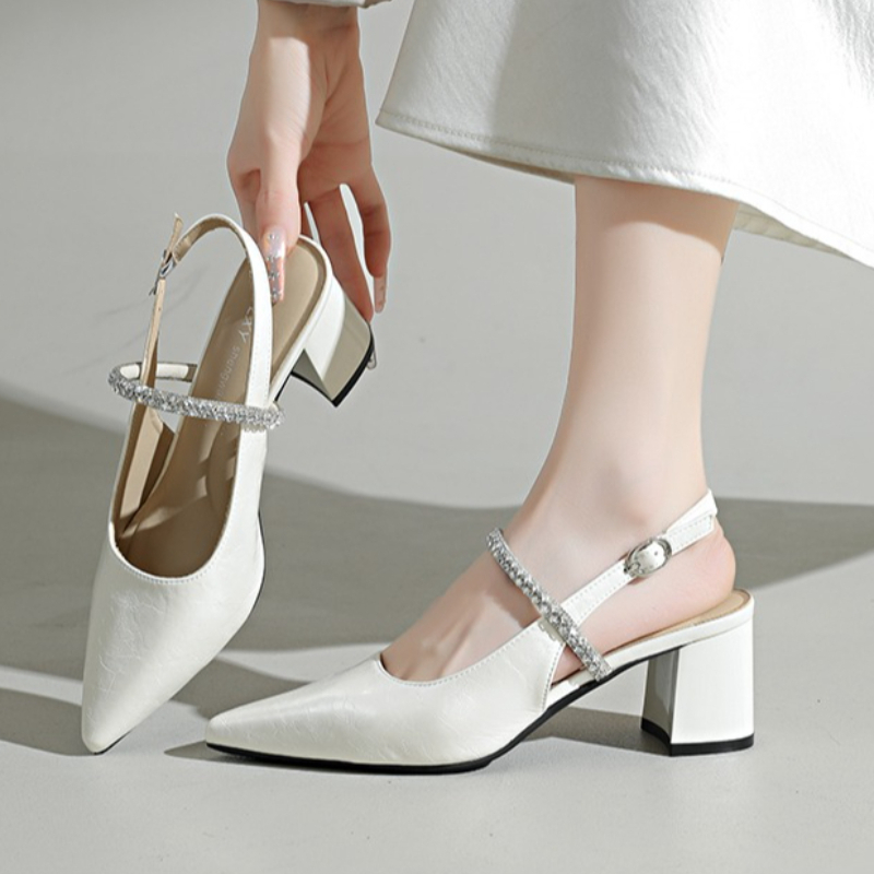 Kadınlar için Kare Burunlu, Ta - Formal Women Daily Wear Sandals incelemesi ve fiyatı