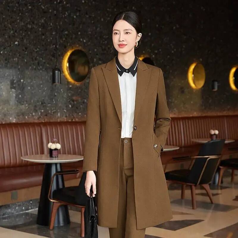 Yüksek Kaliteli Kumaş Sonbahar - Women Formal Wear Interview incelemesi ve fiyatı
