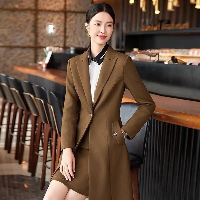 Yüksek Kaliteli Kumaş Sonbahar - Women Formal Wear Interview incelemesi ve fiyatı