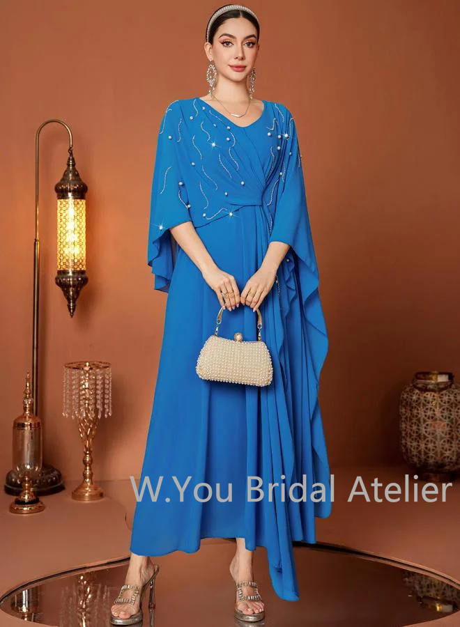 Lüks Abiye Elbiseler V Yaka Pe - Women'S Formal Wear Wedding Guest incelemesi ve fiyatı